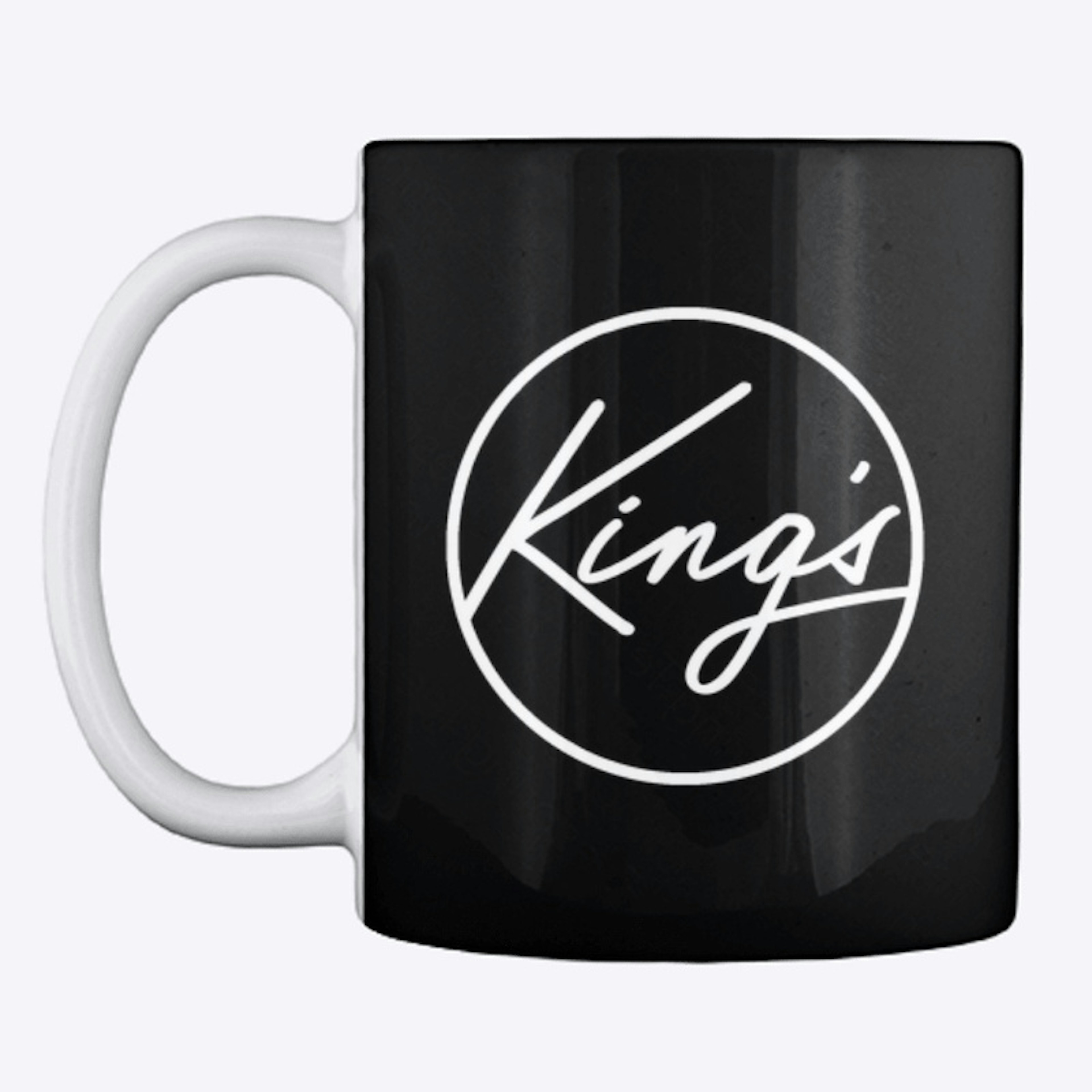 Black Coffee Mug King's Logo 