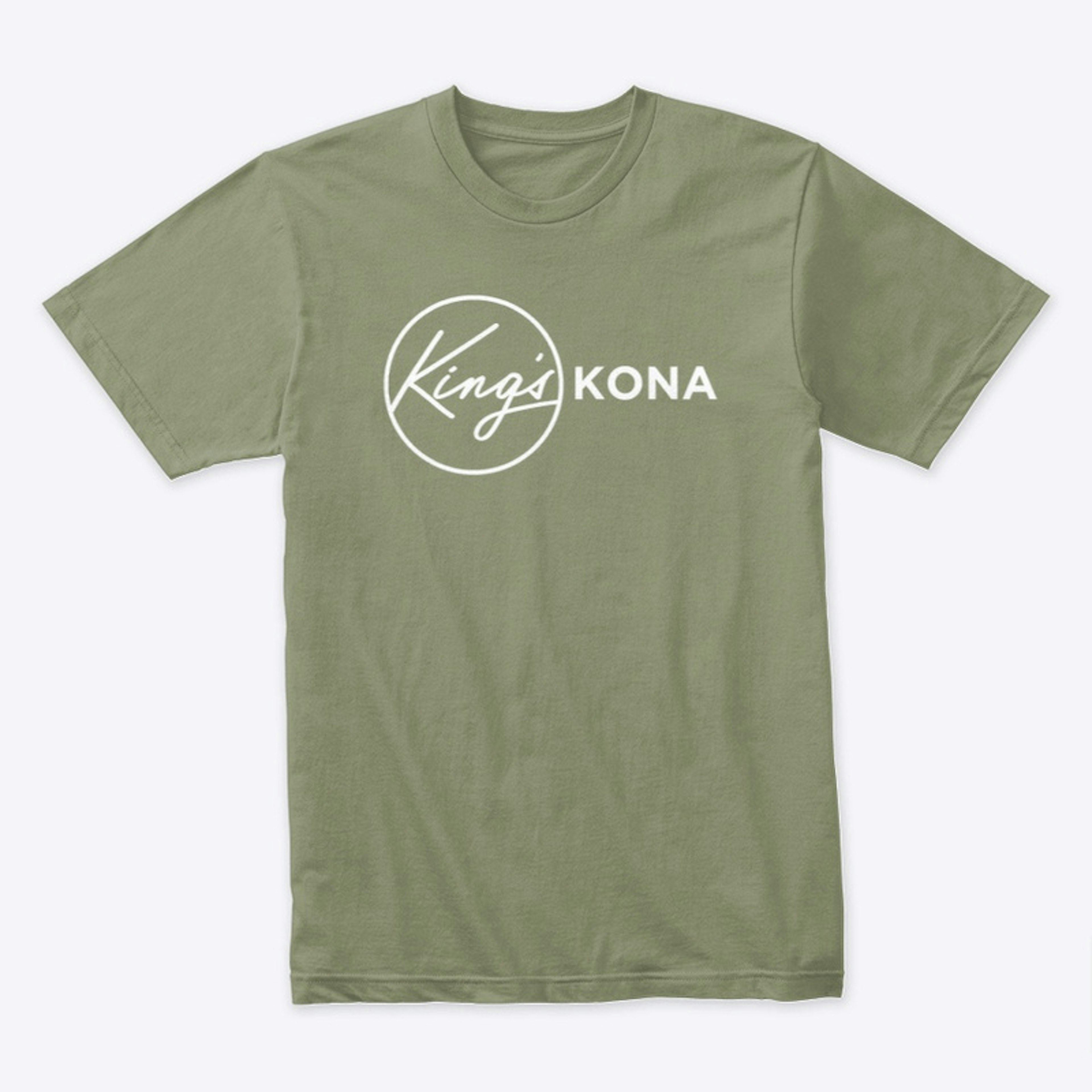 Kings Kona Logo Olive Green